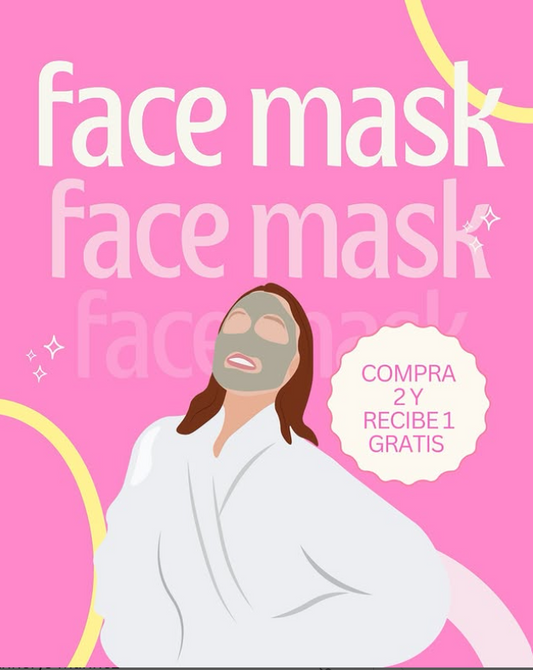 2+1 ¡Compra 2 y recibe 1 face mask gratis!!